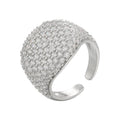 Candy Crystal Ring – 18K Gold CZ Zircon Open Ring
