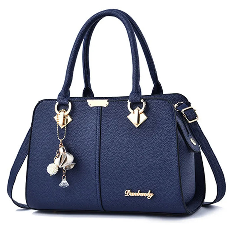 Luxury Leather Tote Handbag for Women – Designer Shoulder Crossbody Bag