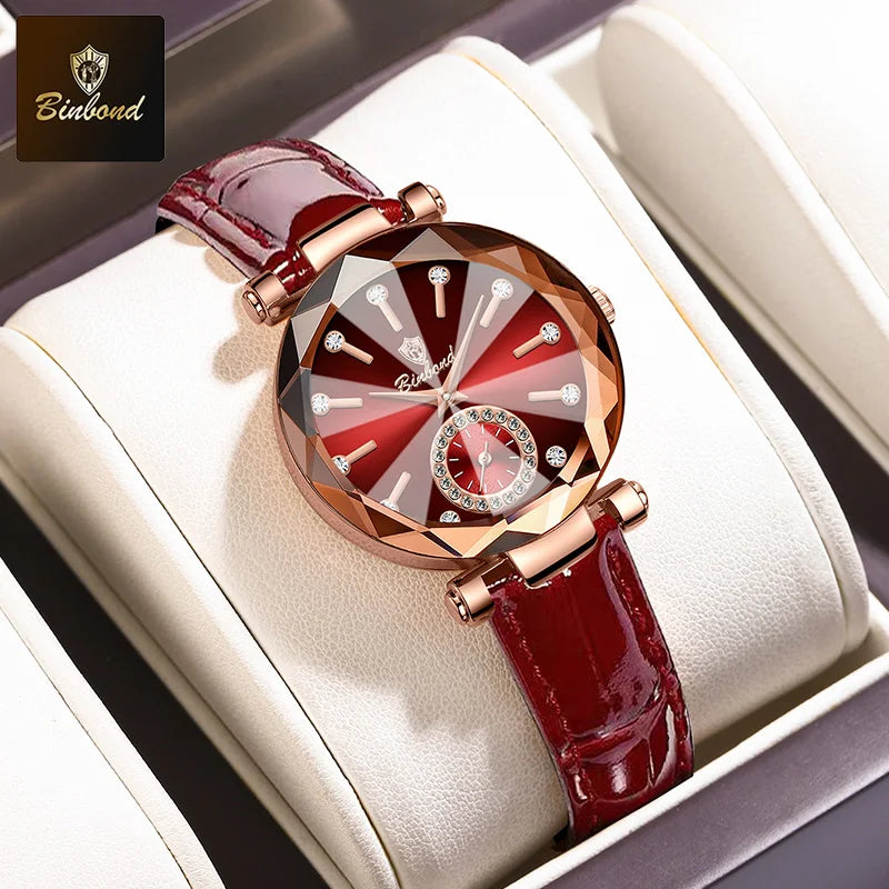 BINBOND Rose – Elegant Waterproof Ladies Quartz Watch