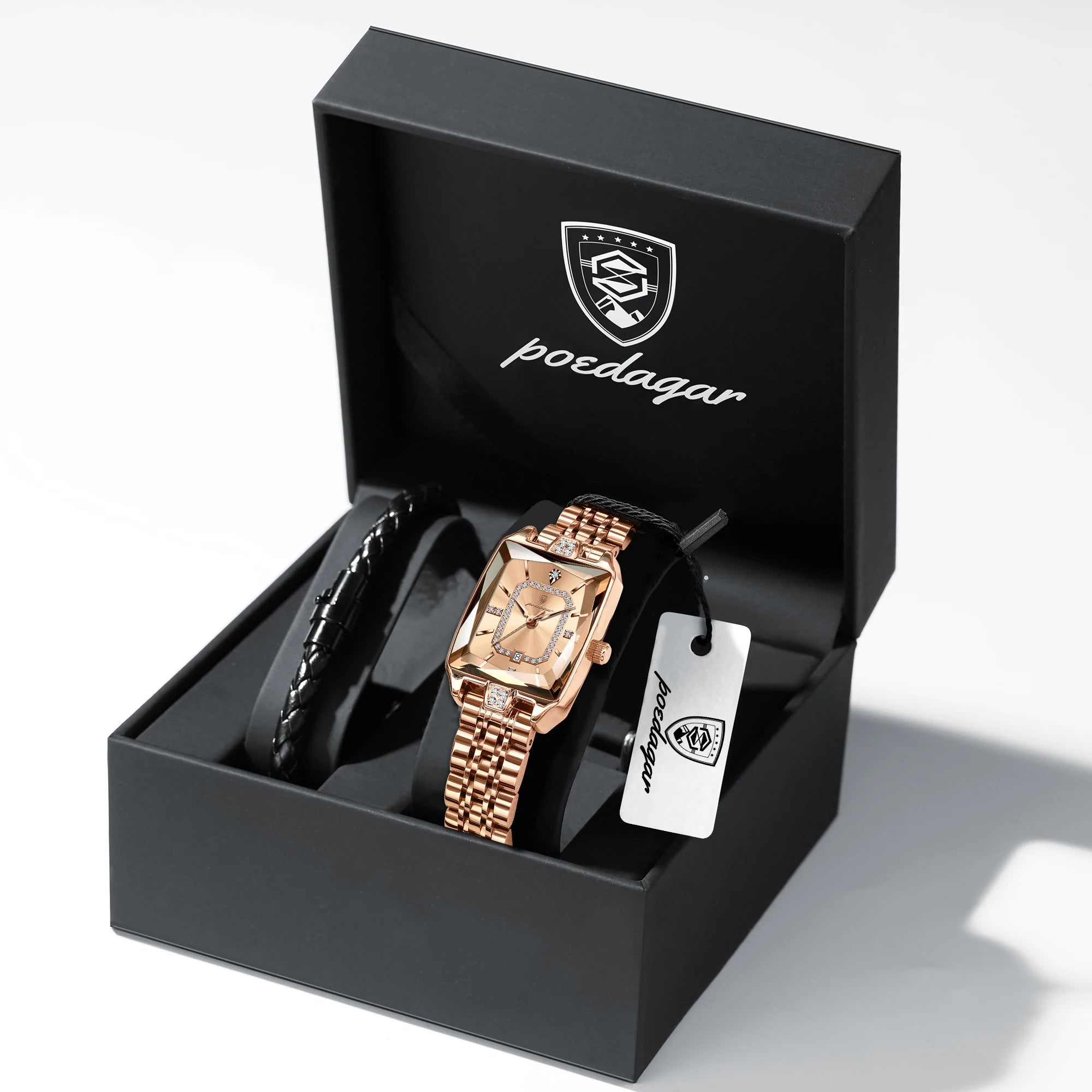 POEDAGAR Slim – Waterproof Date Ladies Wristwatch