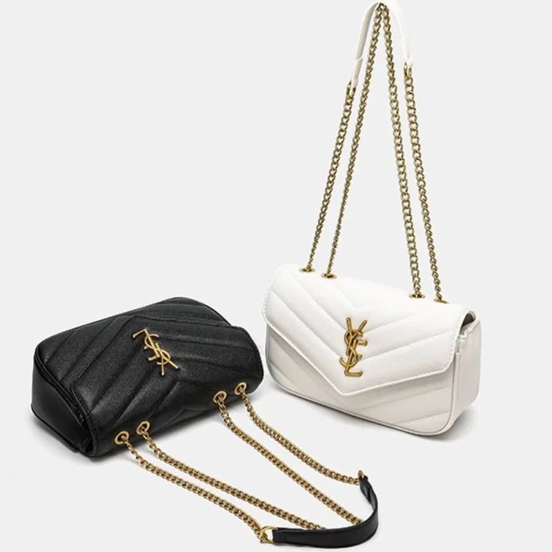 Chic Chain Envelope Crossbody Bag for Women – Small Square Shoulder Bag