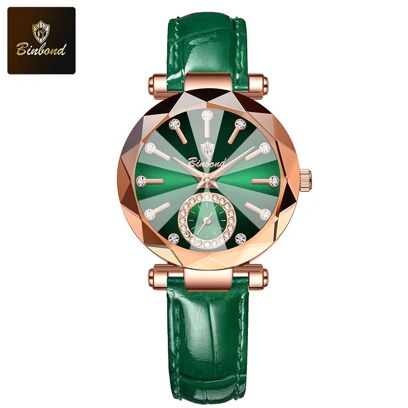 BINBOND Rose – Elegant Waterproof Ladies Quartz Watch