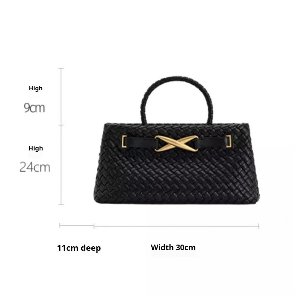 JW PEI French Style Large Tote Bag for Women – PU Leather Commuter Handbag