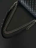 Classic Caviar Leather Women's Shoulder Bag – Genuine Crossbody Handbag