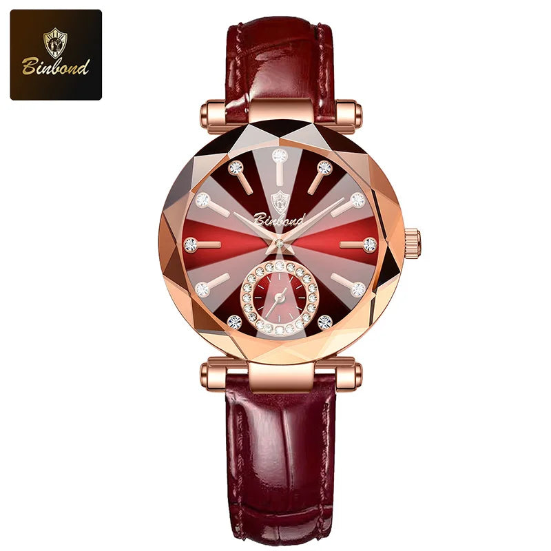 BINBOND Rose – Elegant Waterproof Ladies Quartz Watch