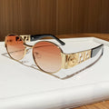 Oval Vintage – Metal Frame Unisex Sunglasses, 7 Colors
