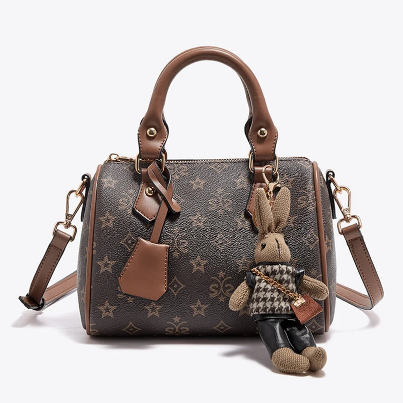 FOXER Vintage Pillow Shoulder Bag for Women – Large Fashion Crossbody Handbag