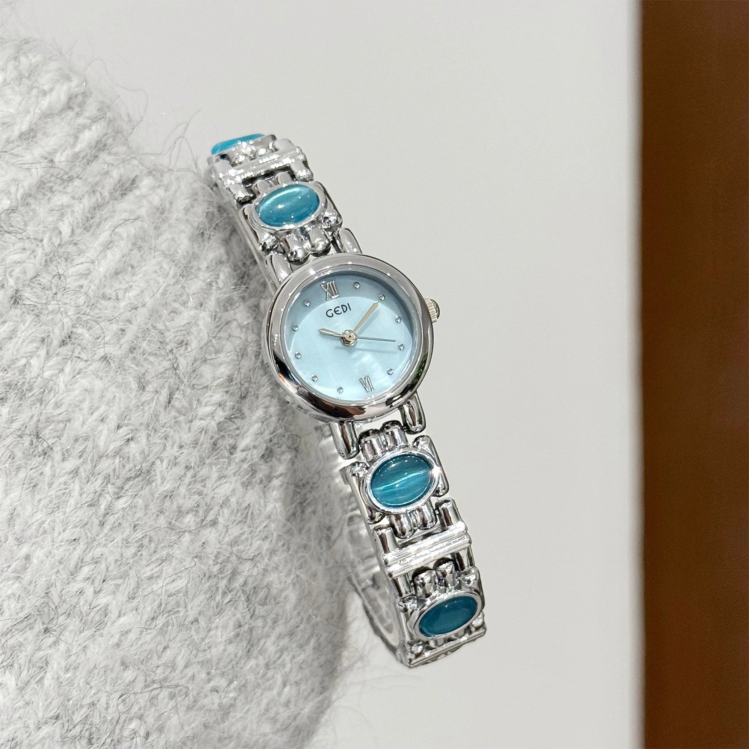 GEDI Jade – Vintage Natural Stone Strap Women’s Watch