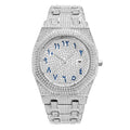 Gold Bling – Full Diamond Arabic Numeral Men’s Watch